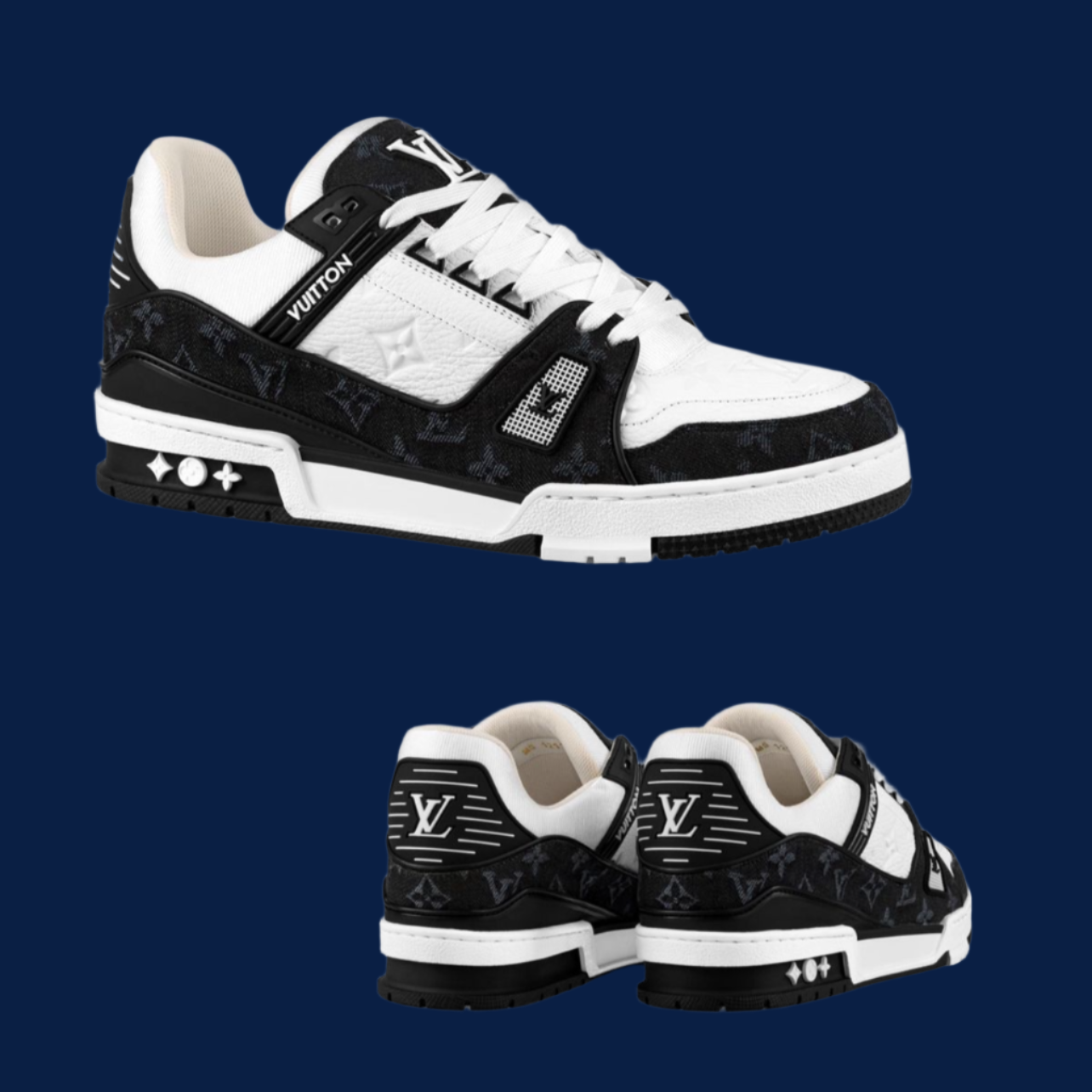 Black Trainer Sneakers
