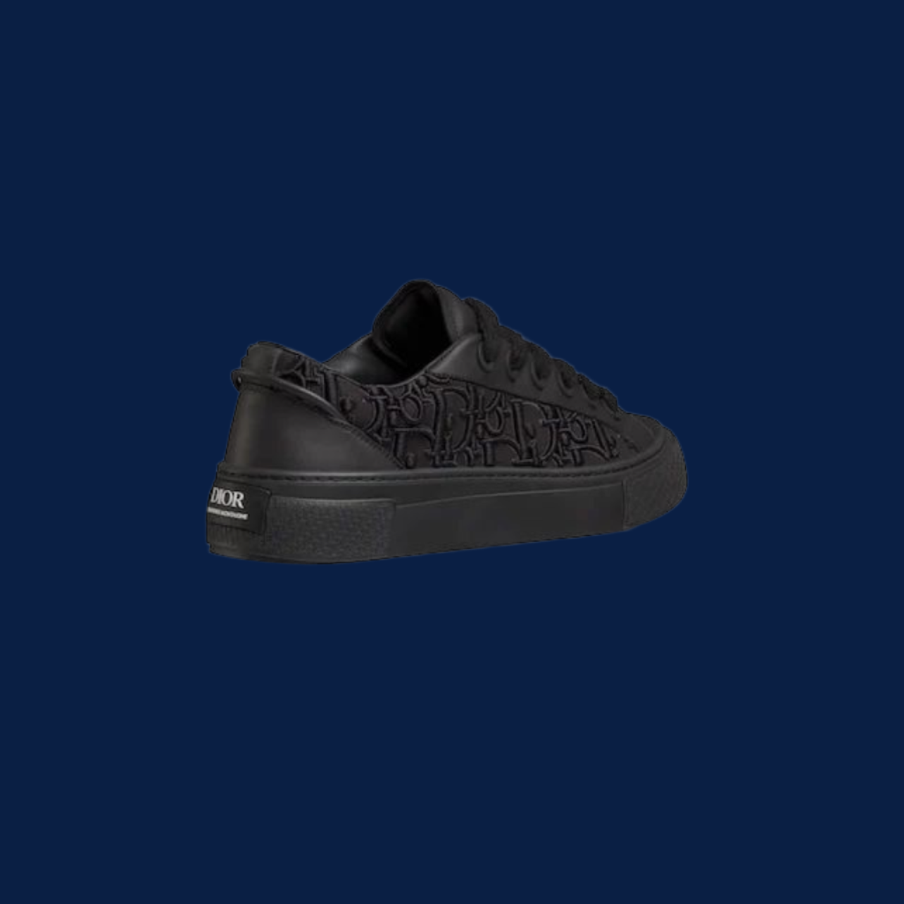 Black B33-Inspired Low Top Sneakers